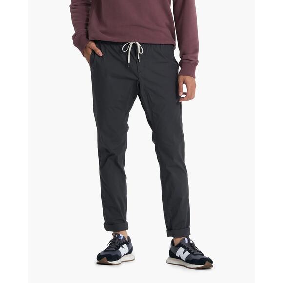 VUORI Men’s Ripstop Drawstring Canvas Pants Charcoal gray size large